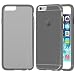 iPhone 6s Plus Case, LUVVITT [Frost] Soft Slim Transparent TPU Rubber Case Flexible Shock Absorbing Cover for iPhone 6/6s Plus (5.5) Transparent Black