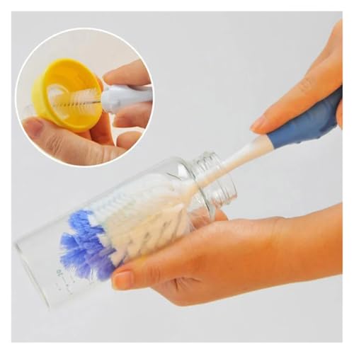 Brosses pour biberons : brosse à bouteille multifonction contre les résidus - 5
