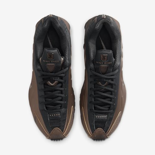 Nike Shox R4 Shoes (AR3565-007, Off Noir/Ironstone/Dark Smoke Grey)4