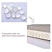 Outus Clear Rubber Feet Adhesive Bumper Pads Self Stick Bumpers Sound Dampening Door Bumpers, Cylindrical, Hemispherical Shape, 90 Pieces