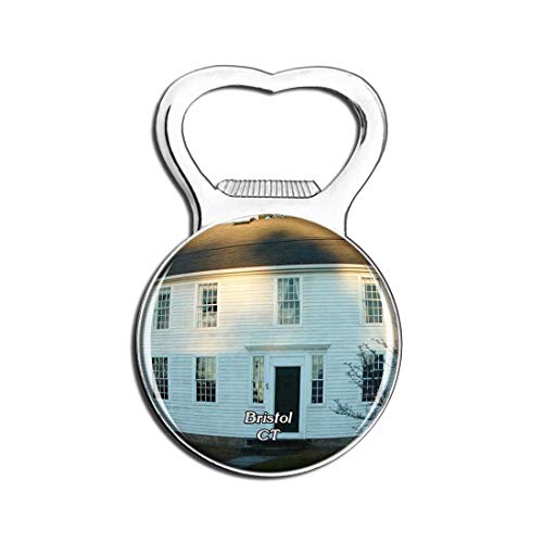 Bristol Clock Watch Museum Connecticut USA Fridge Magnet Bottle Opener Beer City Travel Souvenir Collection Gift Strong Refrigerator Magnet