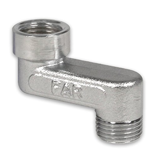 Heizkörper Versatzstück, S-Anschluss, 1/2'' IG auf AG, 40mm Achsabstand
