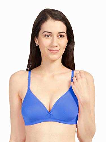 Image of SONARI Omania Womens Non-Padded Cotton Polyester Bras - Solid, Non-Wired, Medium Coverage, Hand Washable (Pack of 2)