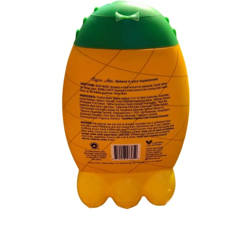 Raw Sugar Kids Bubble Bath And Body Wash Bundle: (Pineapple Orange) #TOP1