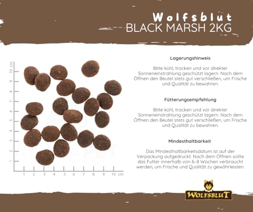 Warnicks Tierfutterservice Wolfsblut Black Marsh mit Wasserbüffelfleisch und Kürbis SPARPACK 2x2 Kg