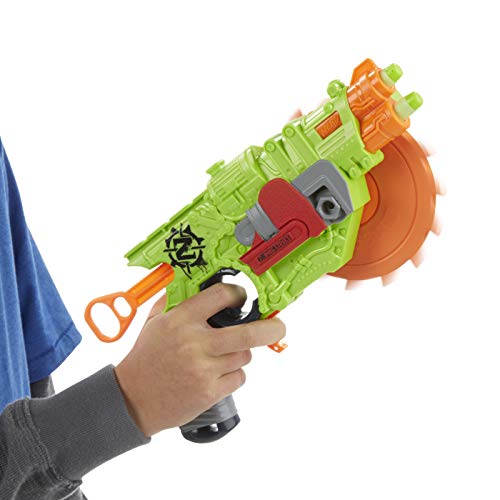 Lança Dardo Nerf Zombie Crosscut Nerf Verde/laranja