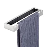 SAYAYO Towel Rail Wall Mounted 26CM Small Hand Towel Holder for Bathroom Kitchen Chrome Towel Ring SUS304 Stainless Steel, Screw Fixing