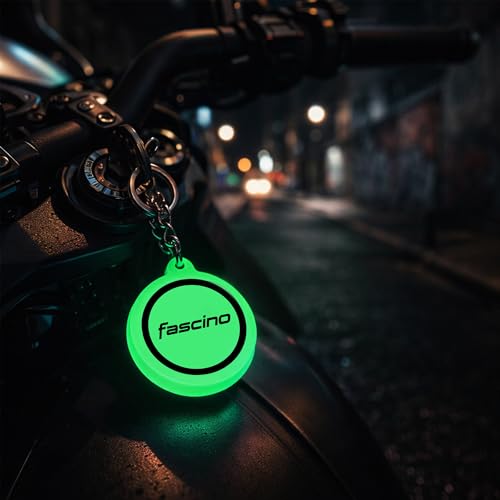 Image of Mi Glow Store Glow in Dark Keychain for Bike Men | Gift for Man | Bike Accessories | Charges in Light Glows in Dark | Key chain for Bike