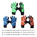 DYNWAVE Goalkeeper Gloves Goalie Gloves Adjustable Size, High Performance Football Gloves Soccer Gloves for Ball Sports Football Game, Blue Size 6