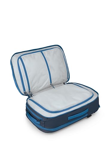 Image of Osprey Transporter 44L Travel Pack, Blue OS | travel backpack, carry on bag, laptop sleeve, personal item, Blue color, OS size
