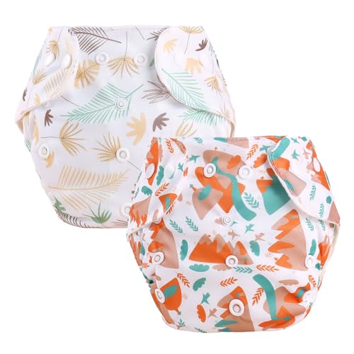SCJJZ Pannolini Nuoto,Pannolini Impermeabili in Puro Cotone per Neonati e Bambini Pannolini Lavabili Baby Regolabili...