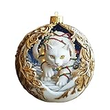 Adornos de bombillas de Navidad, colgantes transparentes para vacaciones, decoración de árbol de Navidad, para el hogar, escuela, restaurante, centro comercial, boda, cumpleaños, reunión familiar