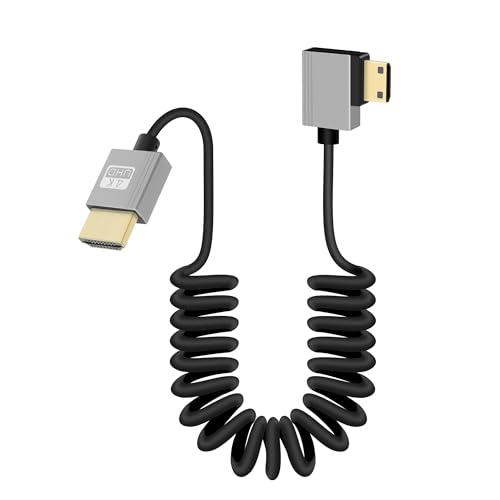 Câble mini HDMI vers HDMI 4K pour caméscope et moniteur de terrain