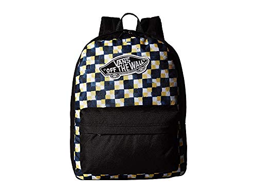 Vans Yellow Black Checkerboard Realm Backpack
