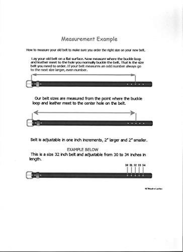 BELT * LEATHER * TAN MARBLE * 1-1/2" * 1-1/4" and 1" Wide * WATER BUFFALO HIDE2