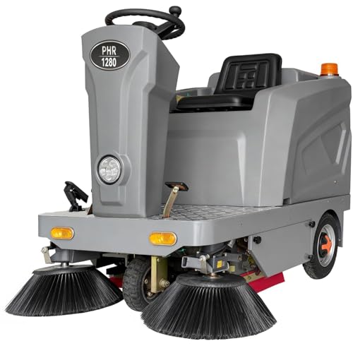 KARHDIR 50.4" Ride-on Industrial Sweeper, Floor Cleaning Machine 92,600 sq