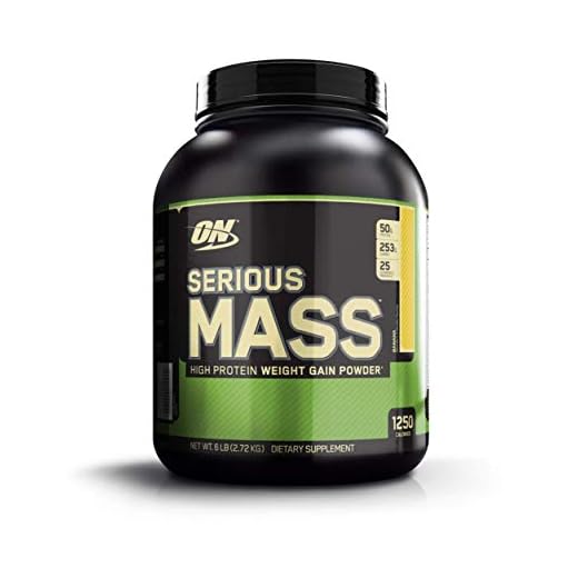 Serious Mass, Protein Powder Supplement, Banana, 6 lb (2.72 kg), Optimum Nutrition