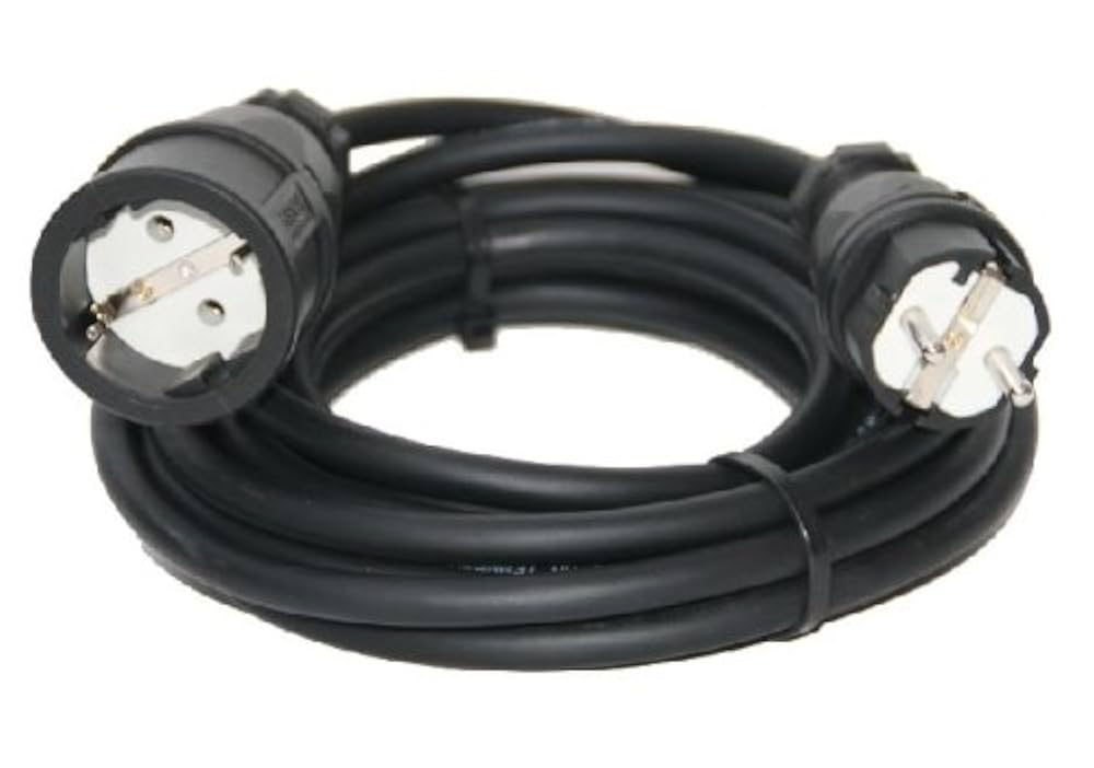 Electraline 01662 Verlu00e4ngerungskabel IP44 (30m Kabel, H07RN-F 3G1.5 Electraline 01662 Verlu00e4ngerungskabel IP44 (30m Kabel, H07RN-F 3G1.5