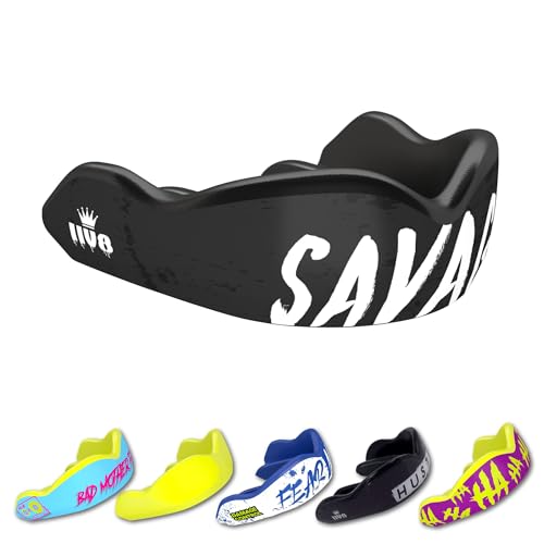 DAMAGE CONTROL High-Impact Mouth Guard – Sports Mouthguard for Boxing, Football, Hockey, Lacrosse & Basketball, Protects Teeth & Jaw, Protective Mouthpiece for Adults & Youth (Adult, Savage)