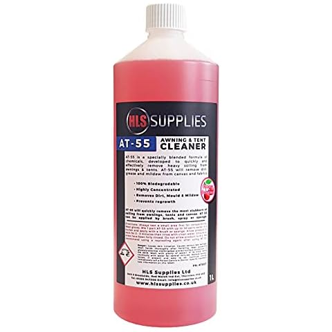 HLS Supplies AT-55 Awning & Tent Cleaner 1L (Cherry Scented) Cover