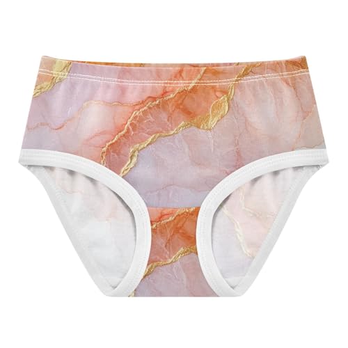 Cotton Panties Elastic Waistband Panties Breathable Toddler Underwear for Girls in Sizes 2T,3T, 4T, 5T, 6Y and 8Y