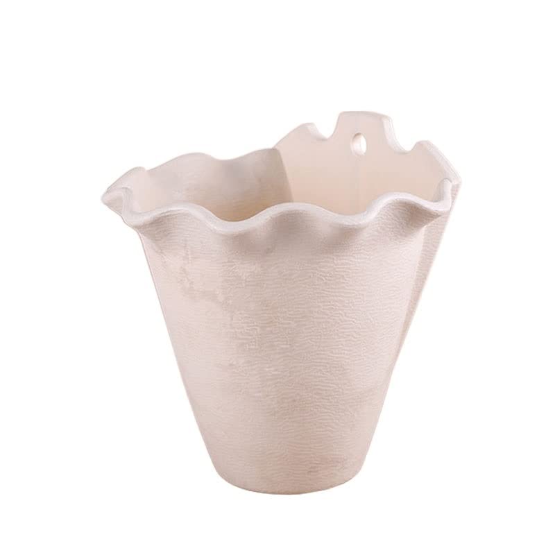 Jardiniere balcon Jardinière suspendue en plastique | Pot de fleurs mural, Pot de fleurs, conteneur de plantes, Pot for fournitures de jardin d'intérieur et d'extérieur Pot suspendu plante interieur (