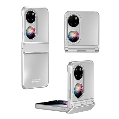 Coque Huawei Pocket 2 Argent avec protection charnière intégrée et finition mate ultra fine