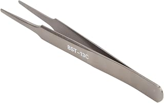 Pinça Orenic Precision Craft, Aço Inoxidável à Prova De ácido Antimagnético, Alta Dureza, Pinça Resistente A Impactos Para Eletrônicos, Solda, Extensão De Cílios, Remoção De Lascas E Trabalhos Médicos