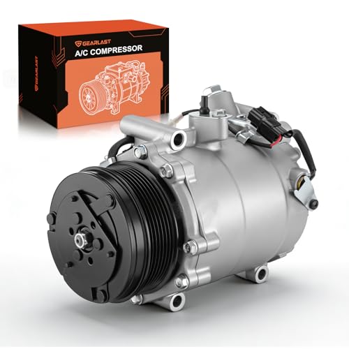 4920AC AC Compressor with Clutch Kit Compatible with Honda CR-V 2.4L 2007-2011 Automotive Air Conditioning Assembly Replaces 38810RWCA01 38810RZYA01 CO 10926C
