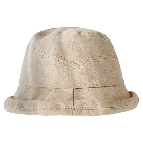 Preisvergleich Produktbild lzzfw Fischerhut Strandsonnenhut Uv-Schutz Frauen Sonnenhut Faltbarer Gartenhut Mode Sonnenhut Wanderhut.-Weiß