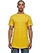 Produktbild Urban Classics Herren Shaped Long Tee T-Shirt, Gelb (Chrome Yellow), L