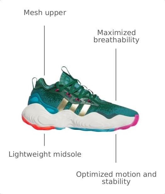 Image of Adidas Unisex-Adult Trae Young 3 Low Trainers