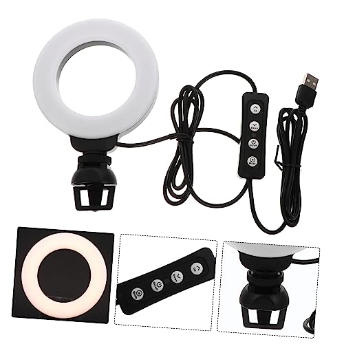 Luz de videoconferencia OSALADI de ABS resistente con clip ajustable 4