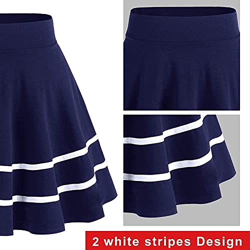 Image of Girls Kids Skater Skirts with Attached Inner Shorts (3 Years - 15 Years) rayon blend