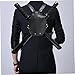 Jorzer Sword Back Holder Adjustable Sword Belt PU Leather Holder Belt Thicken Carrying Protable Bag Cosplay Accessories for Party Holiday Show, No Sword.Sporting Goods.