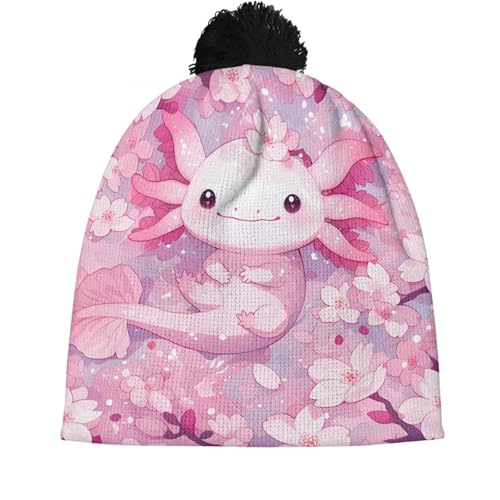 Toddler Winter Hat Kids Knit Hats Cute Girls Winter Hat for Kids Ages 4-8 Beanie with Pom Pom3