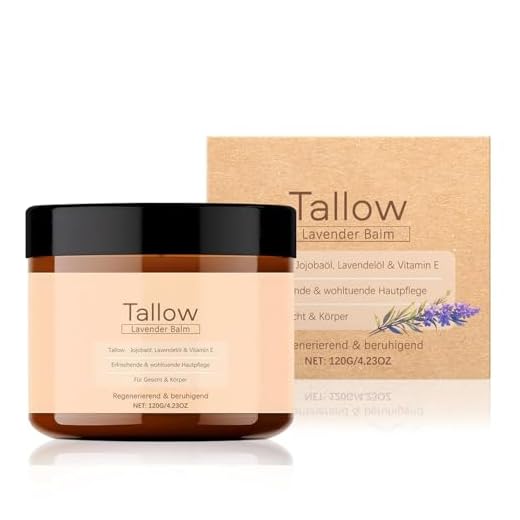 Tallow Rindertalg - 100% natürliche Hautpflege - Original Balm Pur, Skincare mit Vitamin E & ohne Chemie (120ml, Natur)