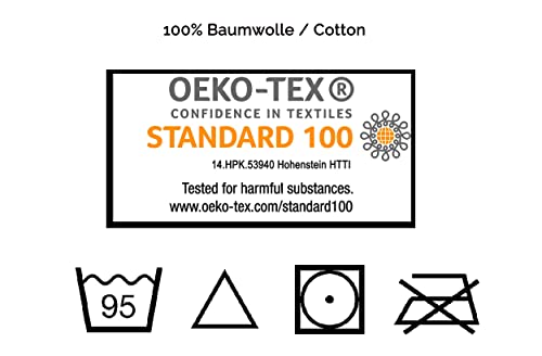 ZOLLNER 5 Teli Doccia, 100% Cotone, 70x140 cm