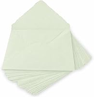 Vista 7 de Wanderings Paquete de 25 sobres vintage hechos a mano con borde deshilachado - 15,9 x 23,5 cm - Sobres para cartas de amor, invitaciones de boda