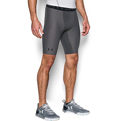 Under Armour Men's HeatGear® Armour Long Compression Shorts LG Gray