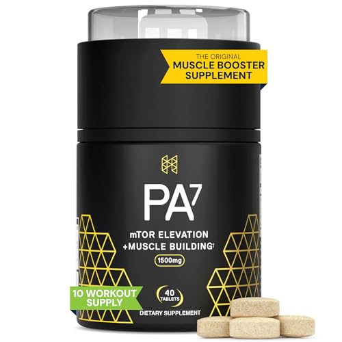 HPN PA(7) Phosphatidic Acid Muscle Builder Top Natural Muscle Builder - Boost mTOR | Build Mass and Strength from Your Workout | 10 Day Supply