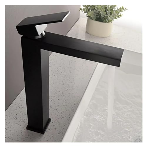 Grifo de cascada para baño en latón cromado con flujo suave monomando 3