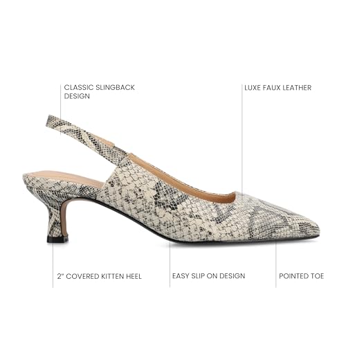 Journee Collection Women's Paulina Slingback Pumps2