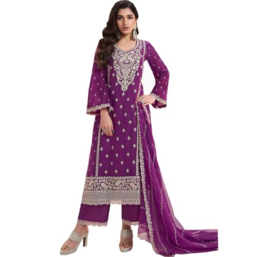 Image of Indian Designer Shalwar Kameez Suits Ready to Wear Pakistani Palazzo Dresses
