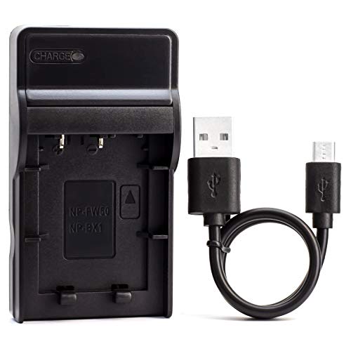 NP-BX1 USB Cargador para Sony Cyber-Shot DSC-RX100, Cyber-Shot DSC-RX100 II, Cyber-Shot DSC-RX100...