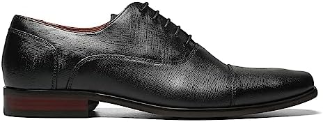 Florsheim Men's, Postino Cap Toe Balmoral Oxford Black 9.5 M | Image 1