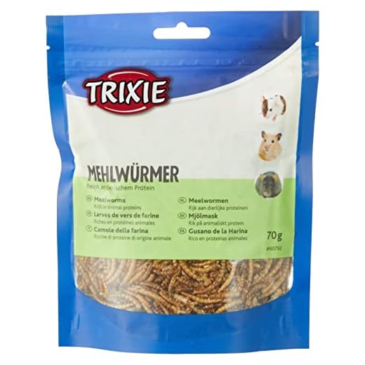 Trixie Seco Gusano de Harina para Pequeño Mamíferos - 70 g