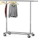 Simple Houseware Heavy Duty Clothing Garment Rack, Holds Up to 150 lbs, 42 to 67 Inches Extendable Rod, Chrome