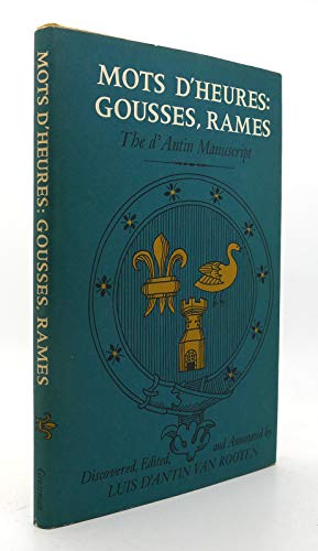 MOTS D'HEURES Gousses, Rames B001HLH284 Book Cover