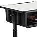 Flash Furniture Billie Open Front Student Desk for Classrooms or Remote Learning, Height Adjust School Desk with Book Box and Bag Hooks, Black/Gray